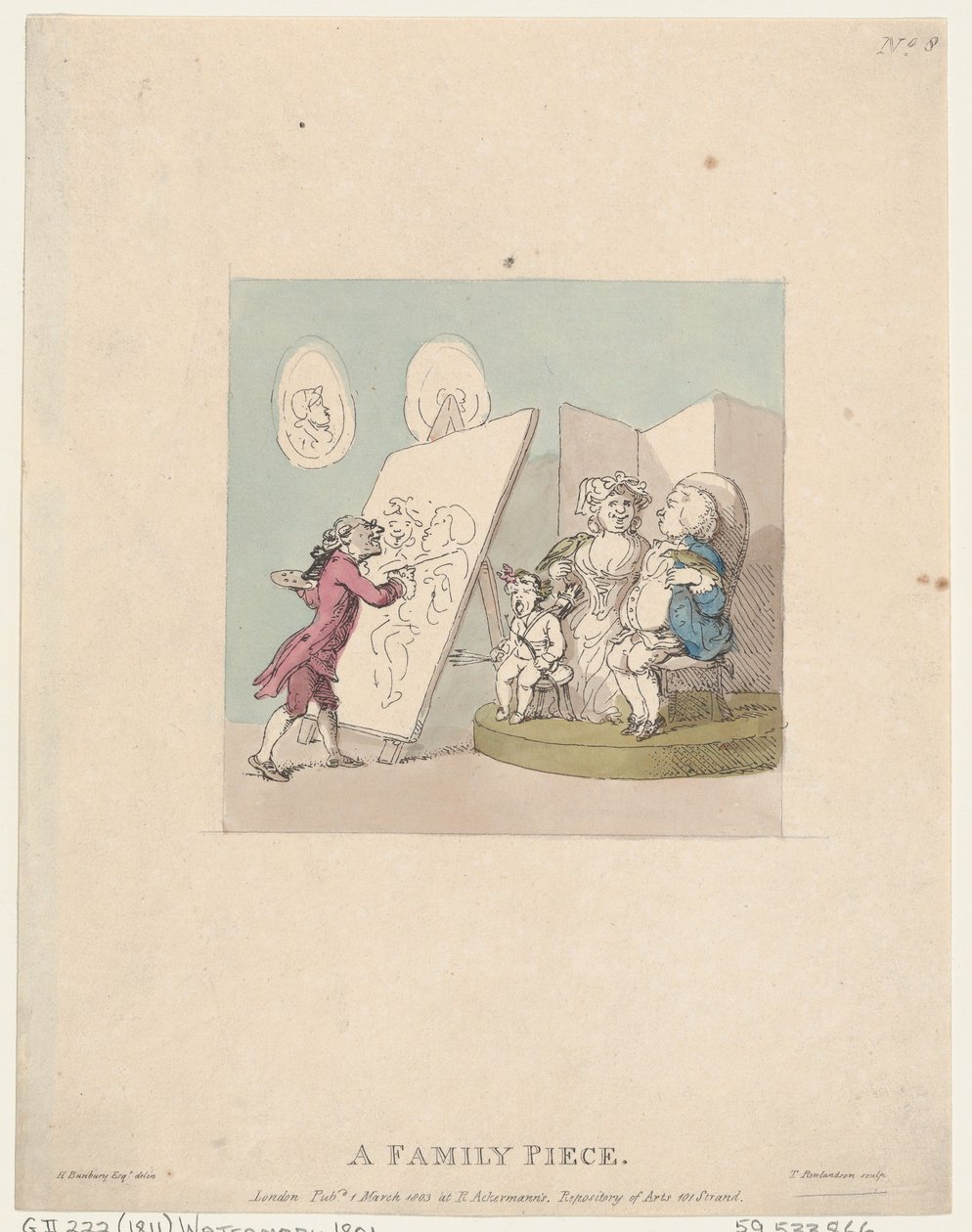 ए फैमिली पीस, 1 मार्च, 1803।, 1 मार्च, 1803। द्वारा थॉमस रोलैंड्सन