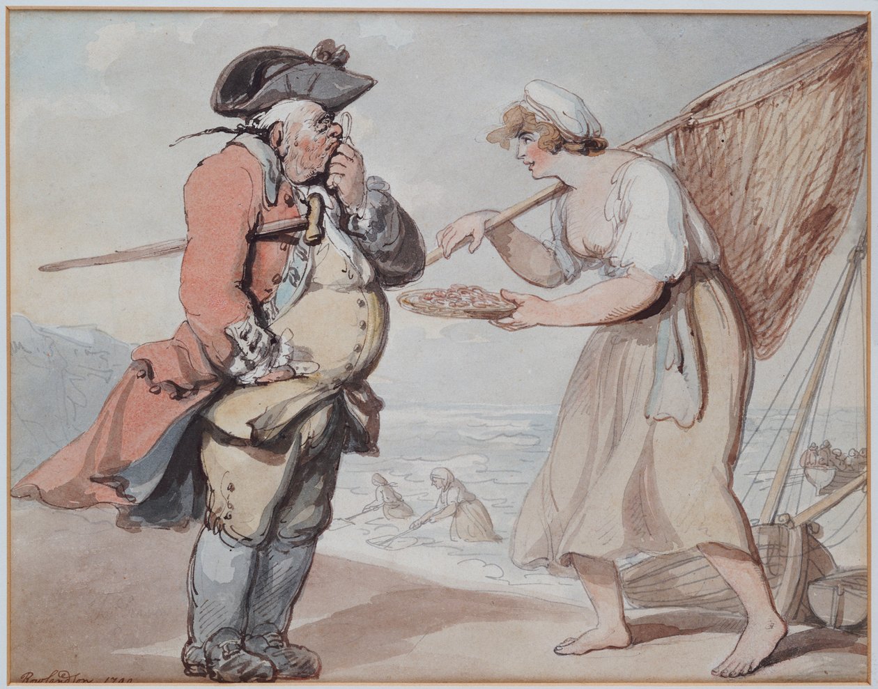 ए झींगा, सर , 1799 द्वारा थॉमस रोलैंड्सन