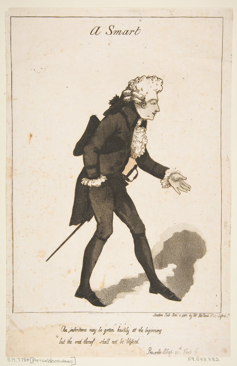 ए स्मार्ट, 1 दिसंबर, 1790। द्वारा थॉमस रोलैंड्सन