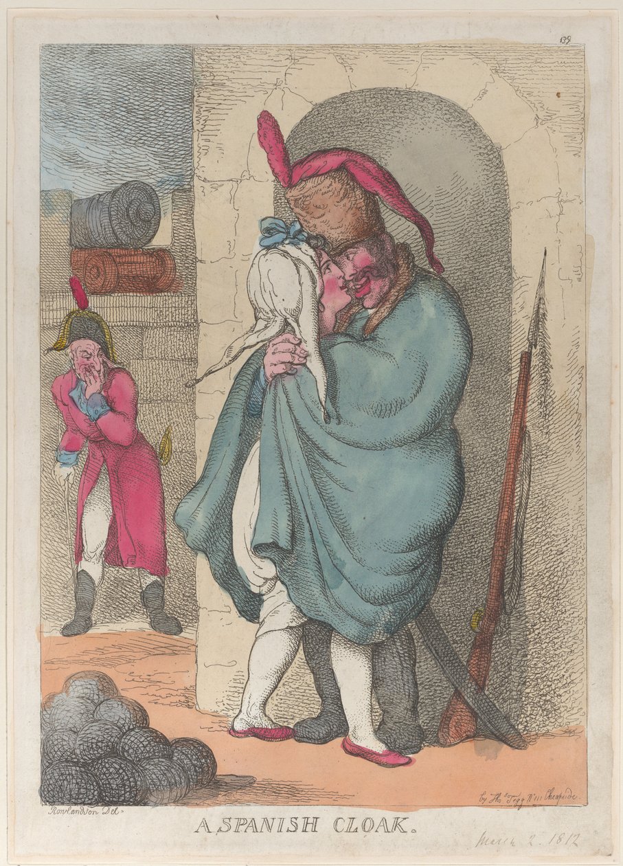 एक स्पेनिश लबादा, 2 मार्च, 1812।, 2 मार्च, 1812। द्वारा थॉमस रोलैंड्सन