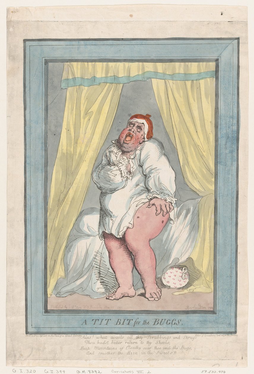 ए टिट बिट फॉर द बग्स, 25 मई, 1793., 25 मई, 1793। द्वारा थॉमस रोलैंड्सन