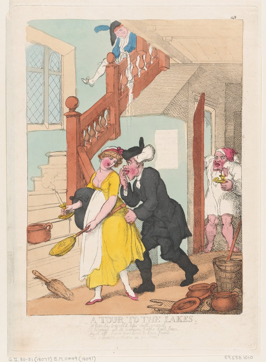ए टूर टू द लेक्स, अक्टूबर 1807., अक्टूबर 1807। द्वारा थॉमस रोलैंड्सन