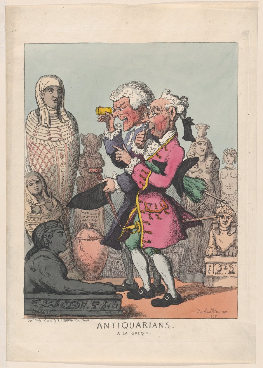 पुरातनपंथी एक ला ग्रीक, 14 जुलाई, 1805।, 14 जुलाई, 1805। द्वारा थॉमस रोलैंड्सन