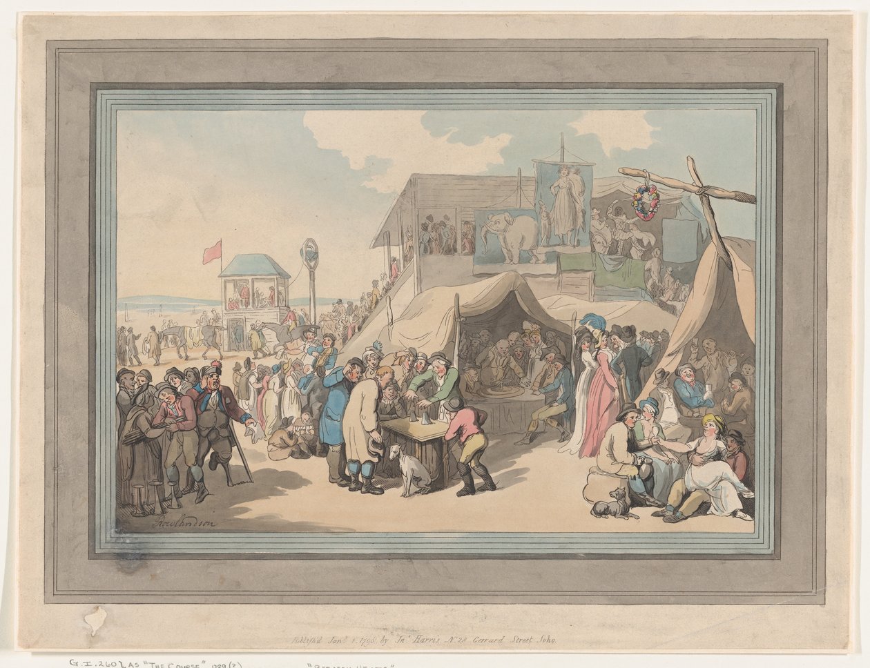 हीट [द कोर्स] के बीच, 1 जनवरी, 1798।, 1 जनवरी, 1798। द्वारा थॉमस रोलैंड्सन