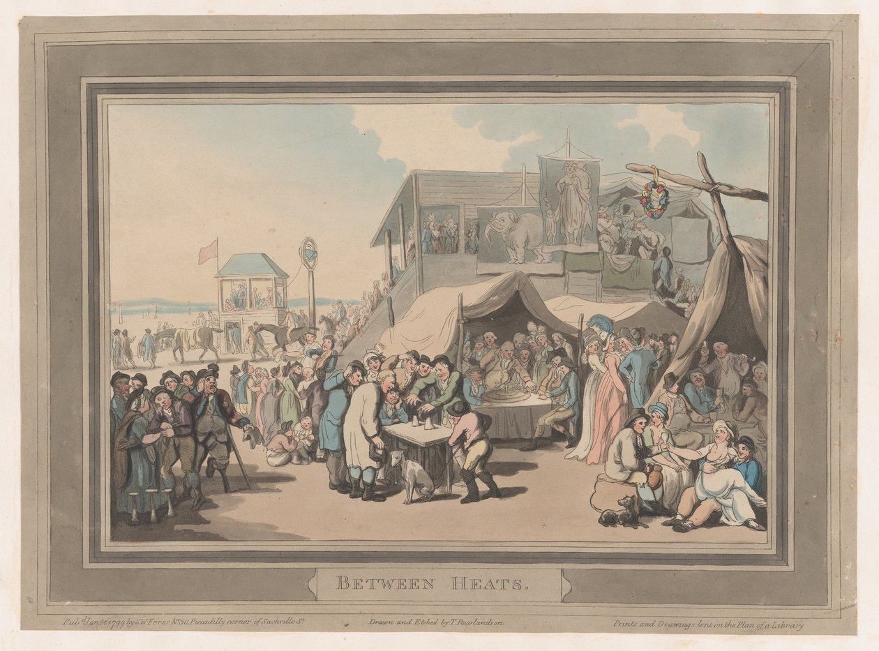 हीट के बीच [द कोर्स], 1 जनवरी, 1799।, 1 जनवरी, 1799। द्वारा थॉमस रोलैंड्सन