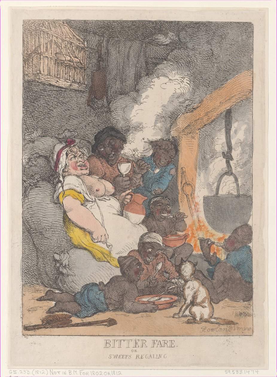बिटर फेयर या स्वीप्स रीगलिंग, 1812., 1812। द्वारा थॉमस रोलैंड्सन