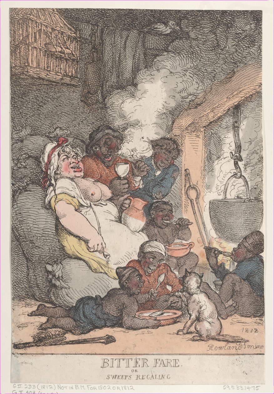 बिटर फेयर या स्वीप्स रीगलिंग, 1812., 1812। द्वारा थॉमस रोलैंड्सन