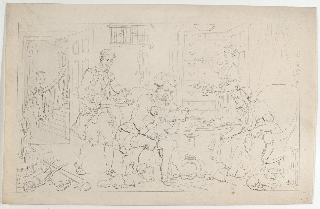 चाइल्डहुड: द फर्स्ट ट्यूटर, द डांस ऑफ लाइफ से, 1 सितंबर, 1817., 1 सितंबर, 1817। द्वारा थॉमस रोलैंड्सन