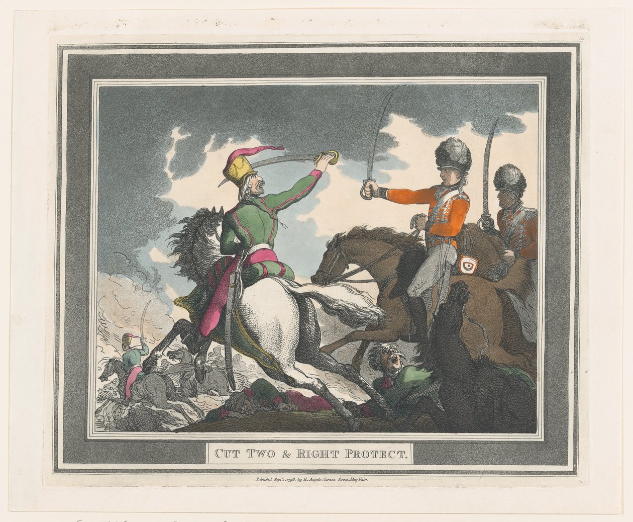 कट टू एंड राइट प्रोटेक्ट, 1 सितंबर, 1798।, 1 सितंबर, 1798। द्वारा थॉमस रोलैंड्सन