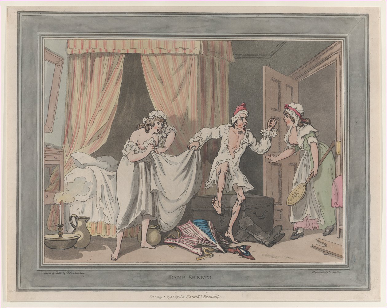 नम चादरें, 1 अगस्त, 1791।, 1 अगस्त, 1791 द्वारा थॉमस रोलैंड्सन