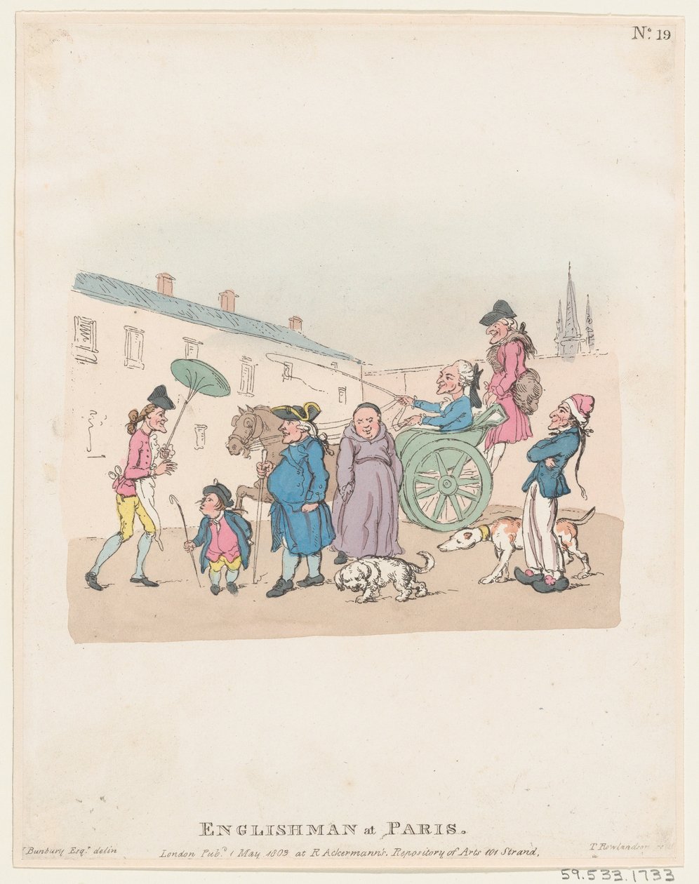 पेरिस में अंग्रेज, 1 मई, 1803।, 1 मई, 1803। द्वारा थॉमस रोलैंड्सन