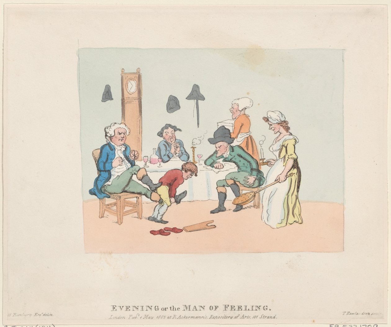 इवनिंग, या, द मैन ऑफ फीलिंग, 1 मई, 1803., 1 मई, 1803। द्वारा थॉमस रोलैंड्सन