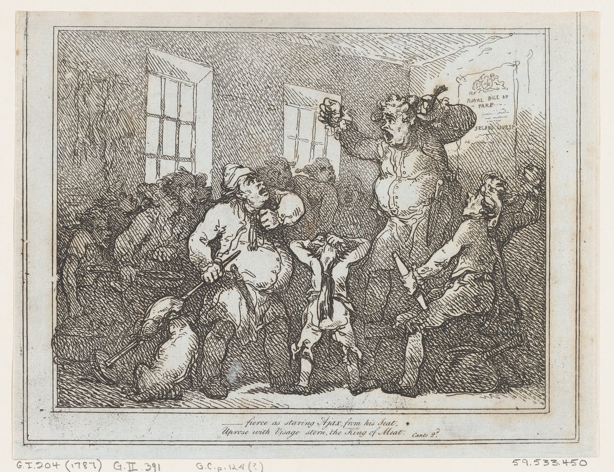इस सीट से अजाक्स को घूरने जैसा भयंकर..., 1787., 1787। द्वारा थॉमस रोलैंड्सन