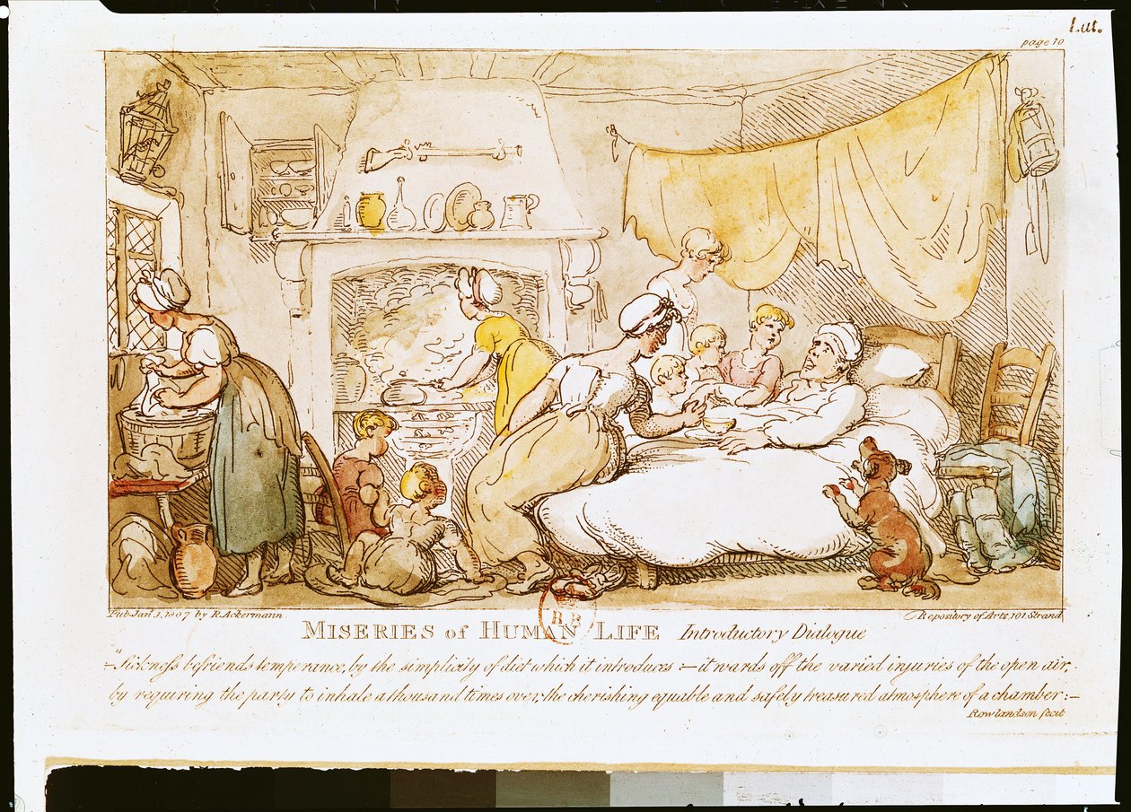 मानव जीवन की गलतियाँ: परिचयात्मक संवाद, आर। एकरमैन द्वारा प्रकाशित, 1807 द्वारा थॉमस रोलैंड्सन