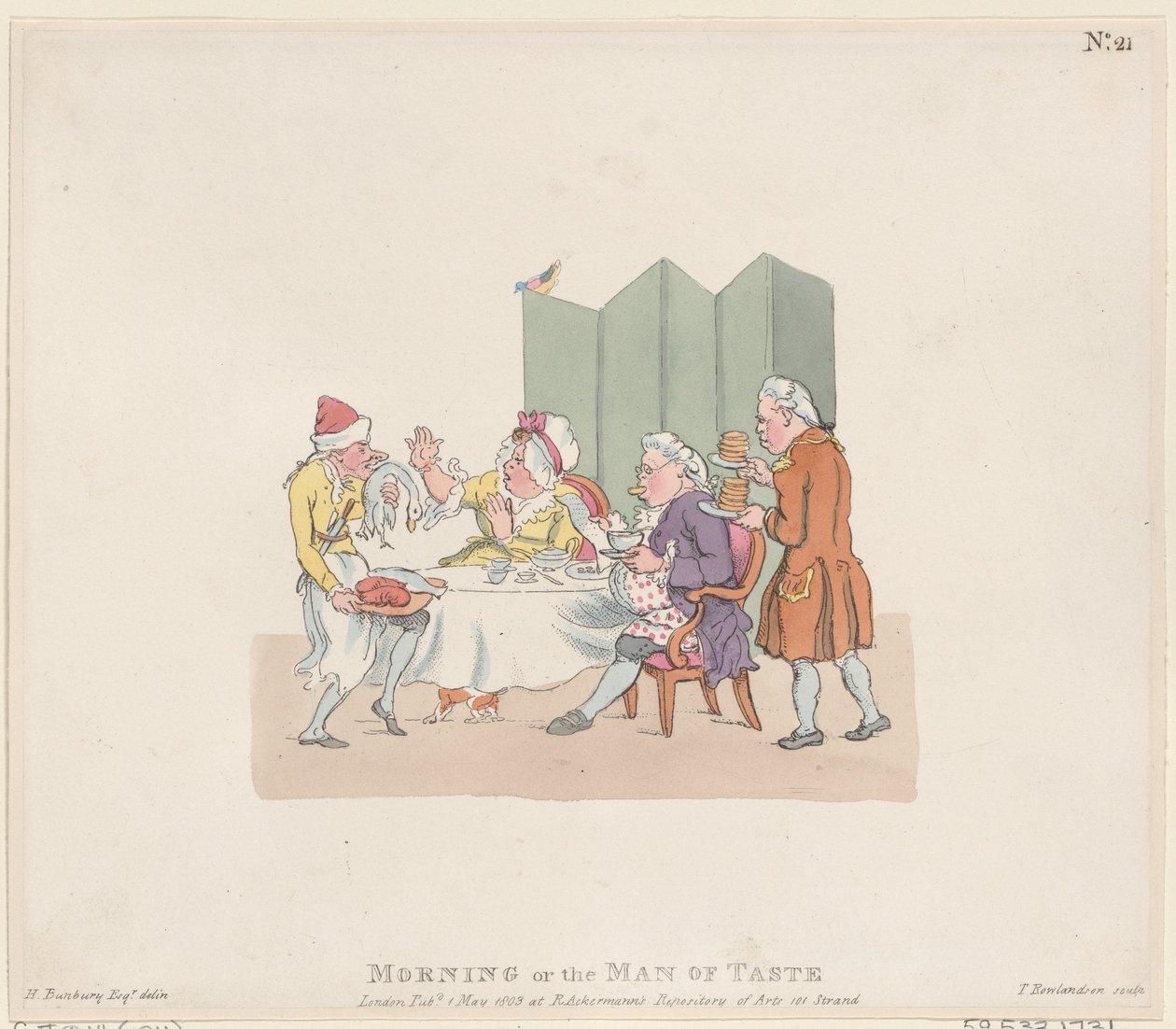 मॉर्निंग, या, द मैन ऑफ टेस्ट, 1 मई, 1803., 1 मई, 1803। द्वारा थॉमस रोलैंड्सन