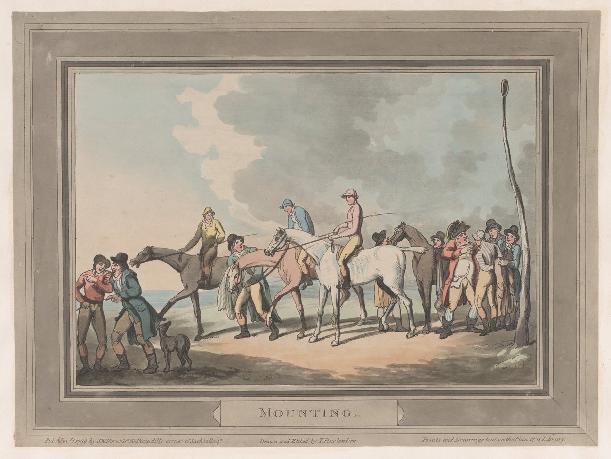 माउंटिंग [द माउंट], 1 जनवरी, 1799।, 1 जनवरी, 1799। द्वारा थॉमस रोलैंड्सन