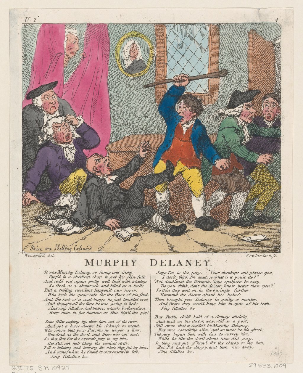 मर्फी डेलाने, 15 जून, 1807., 15 जून, 1807। द्वारा थॉमस रोलैंड्सन