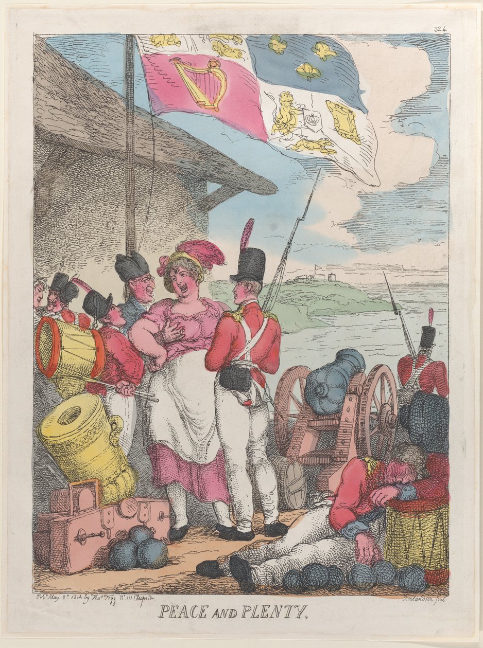 शांति और भरपूर, 8 मार्च, 1814।, 8 मार्च, 1814। द्वारा थॉमस रोलैंड्सन