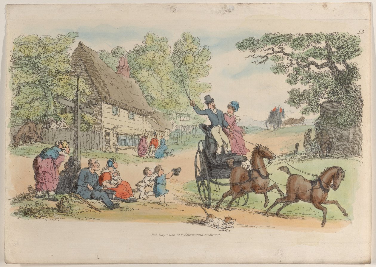 प्लेट 13, वर्ल्ड इन मिनिएचर से, 1816., 1816। द्वारा थॉमस रोलैंड्सन