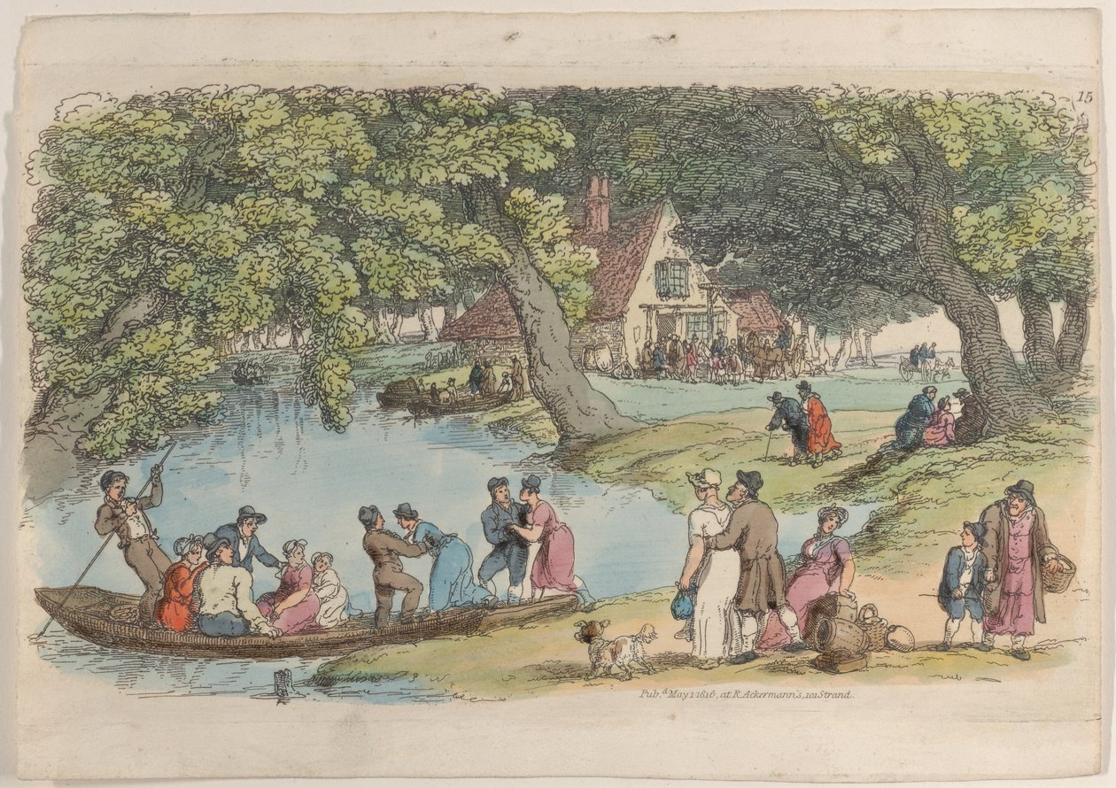 प्लेट 15, वर्ल्ड इन मिनिएचर से, 1816., 1816। द्वारा थॉमस रोलैंड्सन