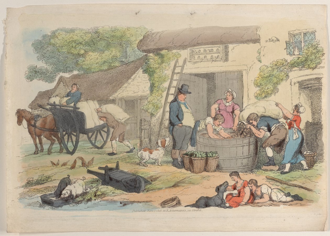 प्लेट 16, वर्ल्ड इन मिनिएचर से, 1816., 1816। द्वारा थॉमस रोलैंड्सन