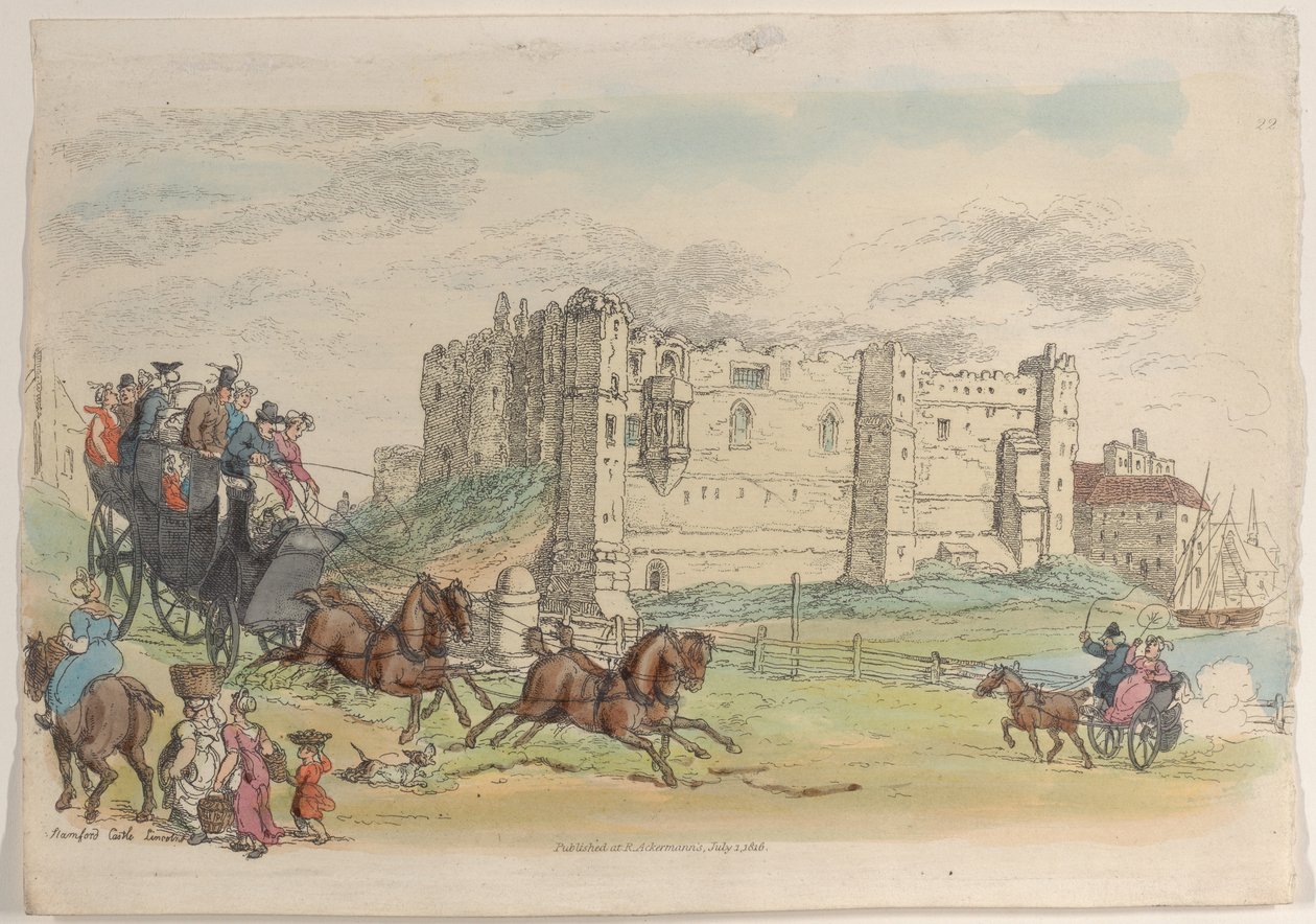 प्लेट 22, वर्ल्ड इन मिनिएचर से, 1816., 1816। द्वारा थॉमस रोलैंड्सन