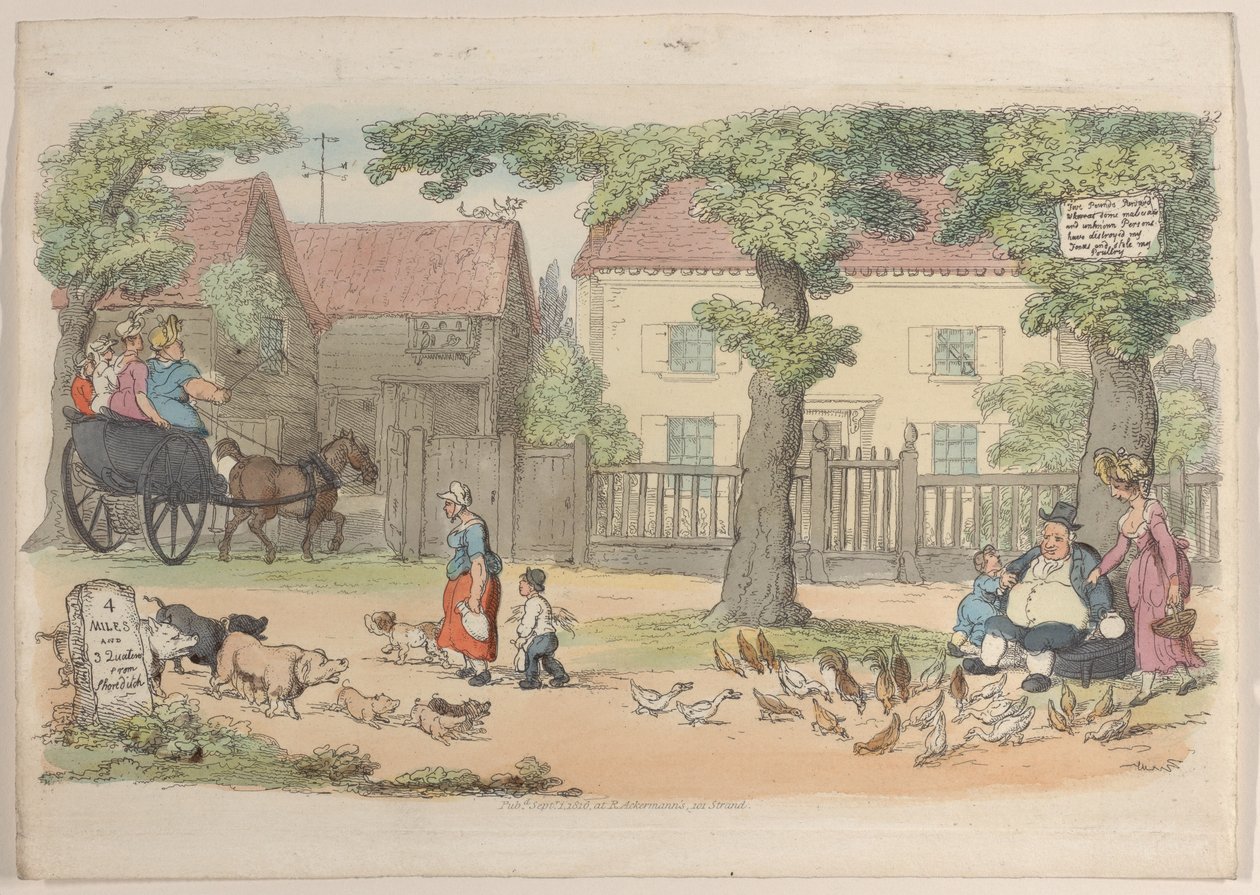 प्लेट 32, वर्ल्ड इन मिनिएचर से, 1816., 1816। द्वारा थॉमस रोलैंड्सन