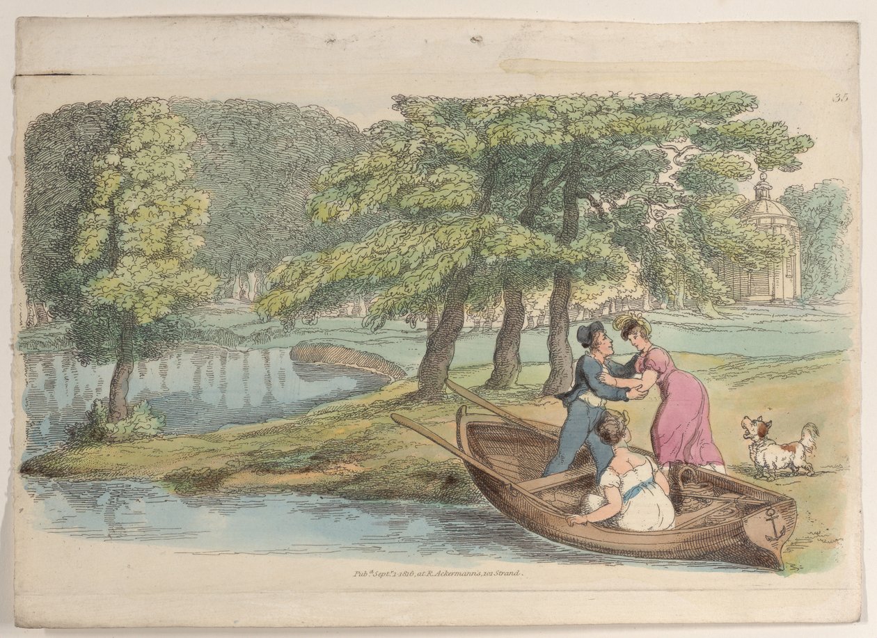 प्लेट 35, वर्ल्ड इन मिनिएचर से, 1816., 1816। द्वारा थॉमस रोलैंड्सन