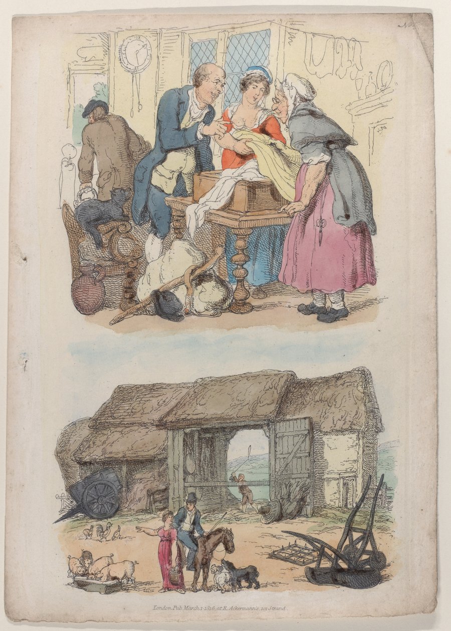 प्लेट 5, वर्ल्ड इन मिनिएचर से, 1816., 1816। द्वारा थॉमस रोलैंड्सन