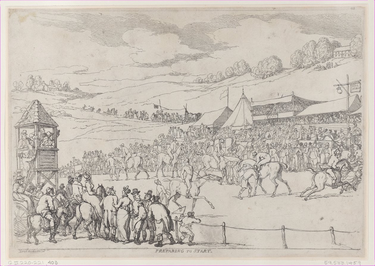 प्रारंभ करने की तैयारी, 30 सितंबर, 1811., 30 सितंबर, 1811। द्वारा थॉमस रोलैंड्सन