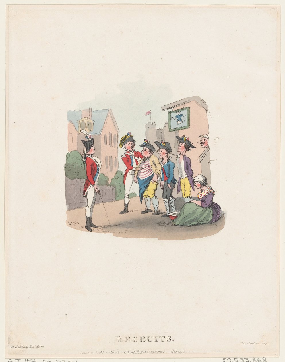 भर्ती, 1 मार्च, 1803।, 1 मार्च, 1803। द्वारा थॉमस रोलैंड्सन