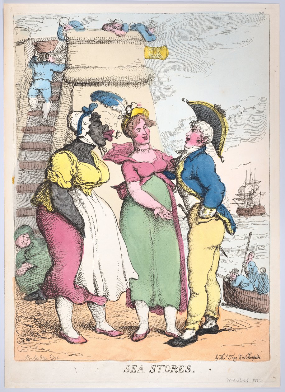 सी स्टोर्स, 25 मार्च, 1812., 25 मार्च, 1812। द्वारा थॉमस रोलैंड्सन