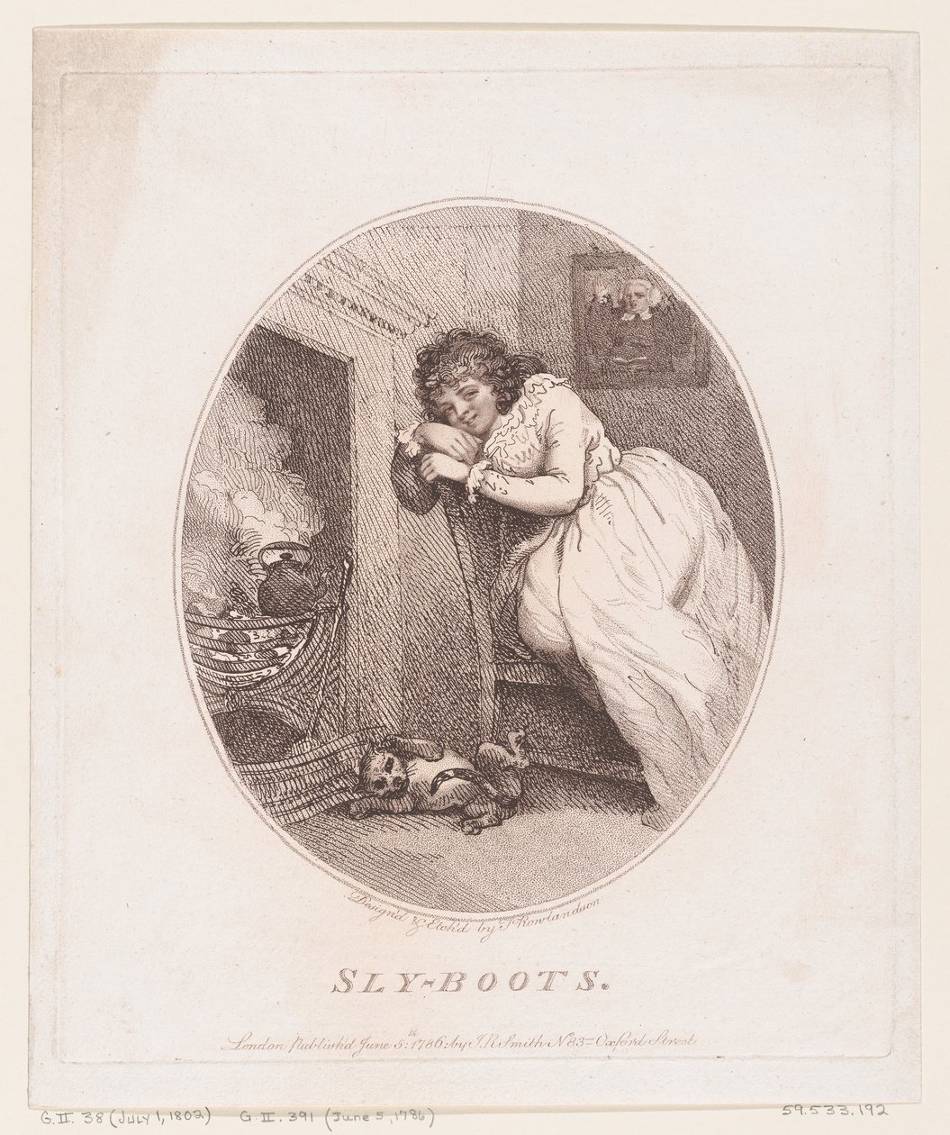 स्ली-बूट्स, 5 जून, 1786., 5 जून, 1786। द्वारा थॉमस रोलैंड्सन