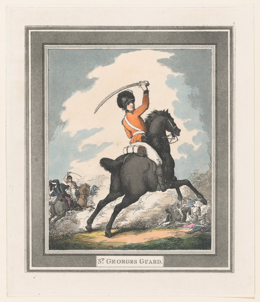 सेंट जार्ज गार्ड, 1798।, 1798। द्वारा थॉमस रोलैंड्सन