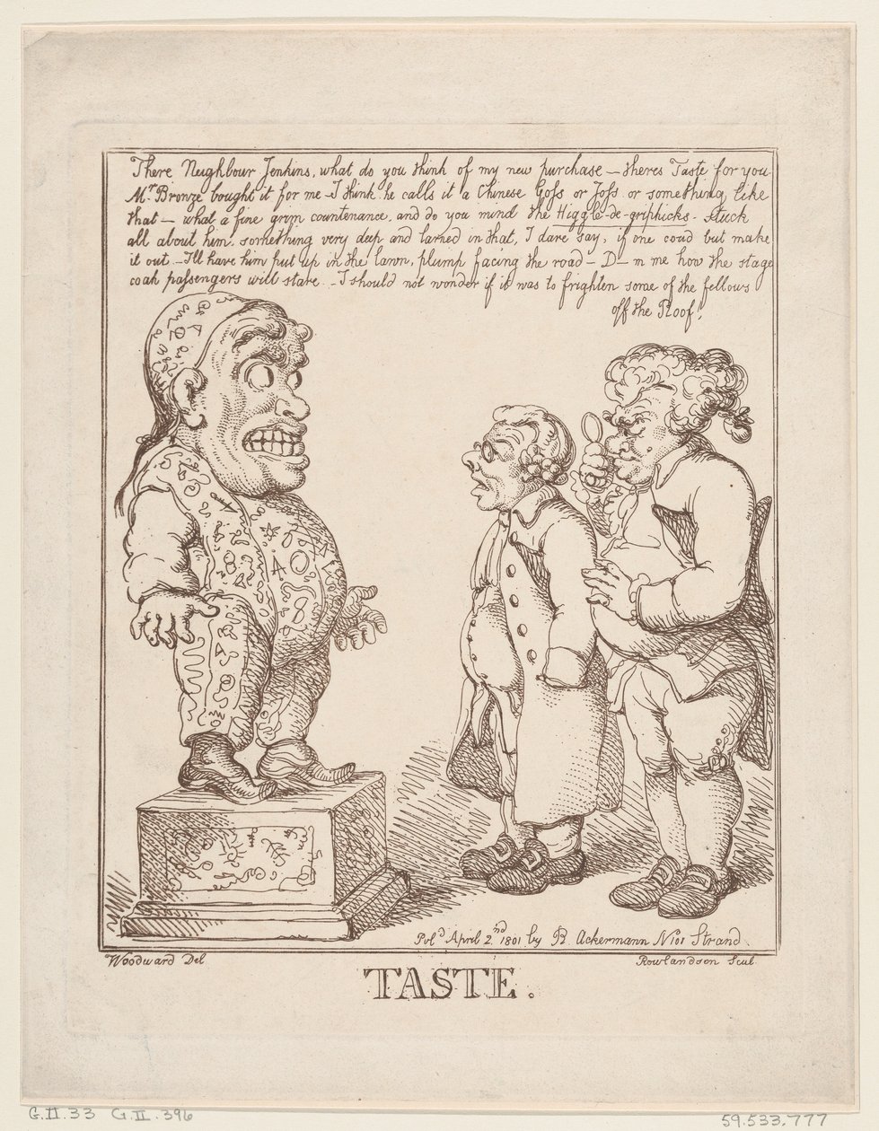 स्वाद, 2 अप्रैल, 1801।, 2 अप्रैल, 1801। द्वारा थॉमस रोलैंड्सन