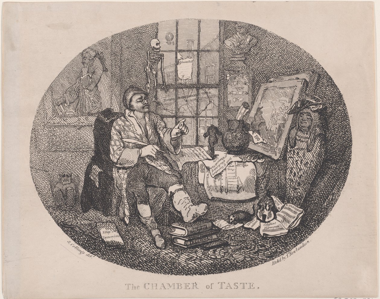 स्वाद का कक्ष, सीए। 1785., सीए। 1785. द्वारा थॉमस रोलैंड्सन