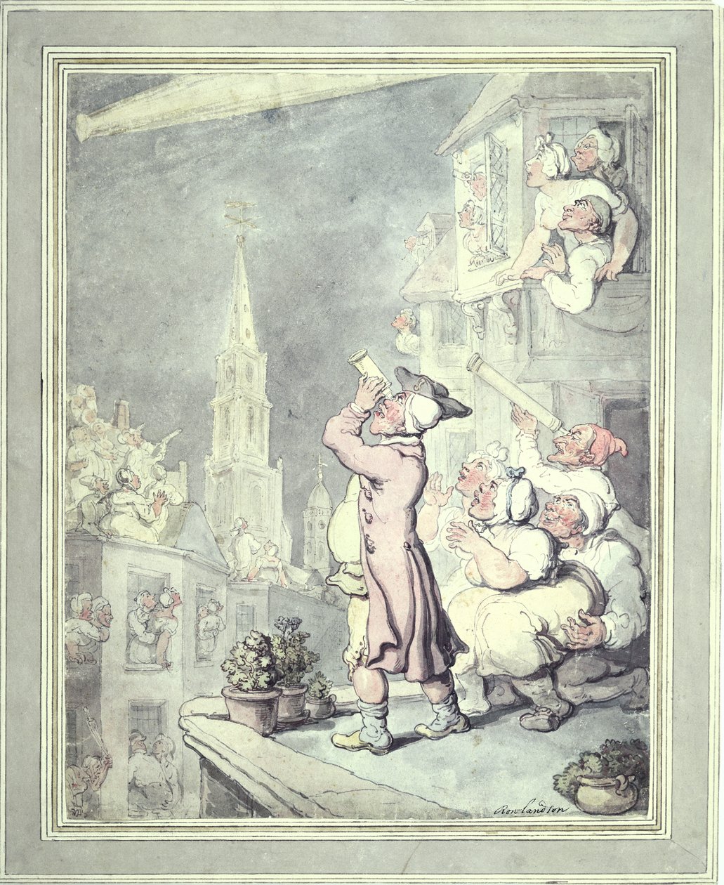 धूमकेतु, 1811 द्वारा थॉमस रोलैंड्सन