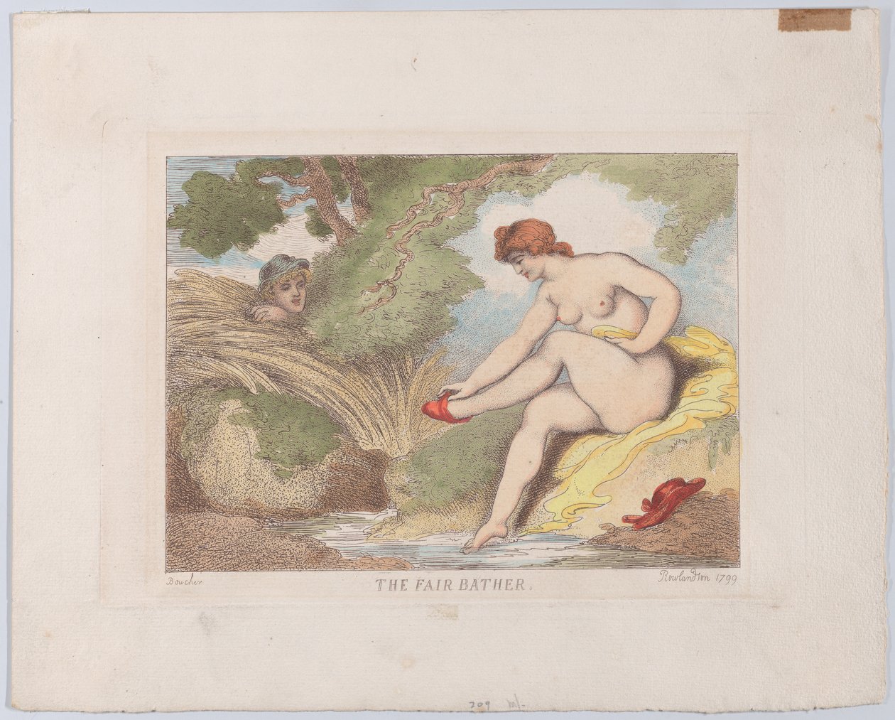 द फेयर बाथेर, 1799., 1799। द्वारा थॉमस रोलैंड्सन
