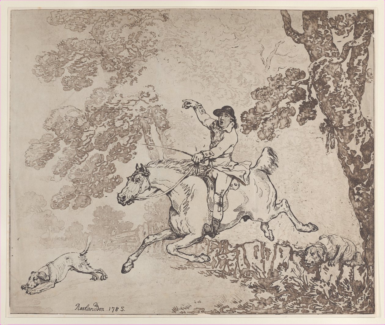 द हंट्समैन, 1785., 1785। द्वारा थॉमस रोलैंड्सन