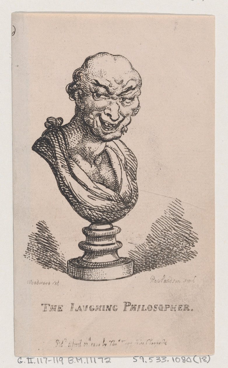 द लाफिंग फिलॉसफर, 1808., 1808। द्वारा थॉमस रोलैंड्सन