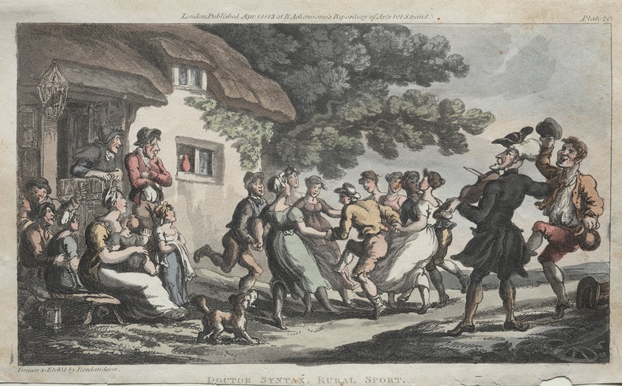 द रेव। डॉ। सिंटेक्स रूरल स्पोर्ट, 1813। द्वारा थॉमस रोलैंड्सन