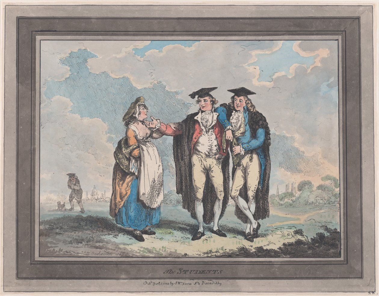 छात्र, 1 जनवरी, 1793।, 1 जनवरी, 1793। द्वारा थॉमस रोलैंड्सन