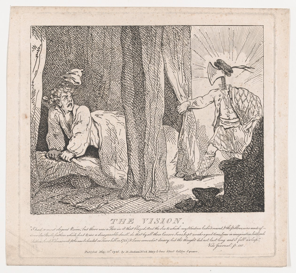 द विज़न पिक्चर्सक्यू ब्यूटीज़ ऑफ़ बोसवेल, पार्ट द सेकंड, 15 मई, 1786., 15 मई, 1786। द्वारा थॉमस रोलैंड्सन