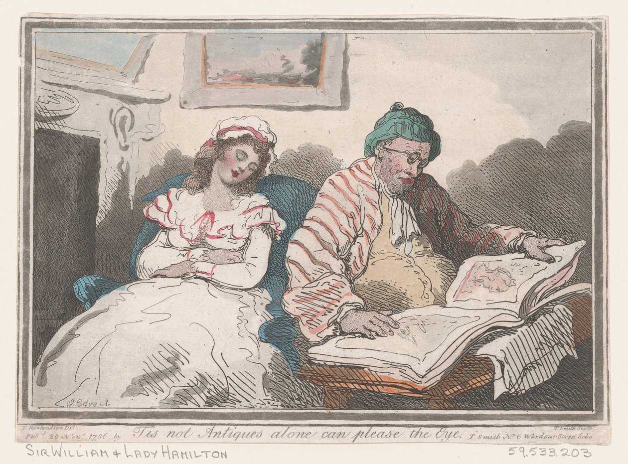 टिस नॉट एंटिक्स अलोन कैन प्लीज द आई, ऑर टेस्ट्स डिफरेंस, 20 नवंबर, 1786, 20 नवंबर, 1786। द्वारा थॉमस रोलैंड्सन