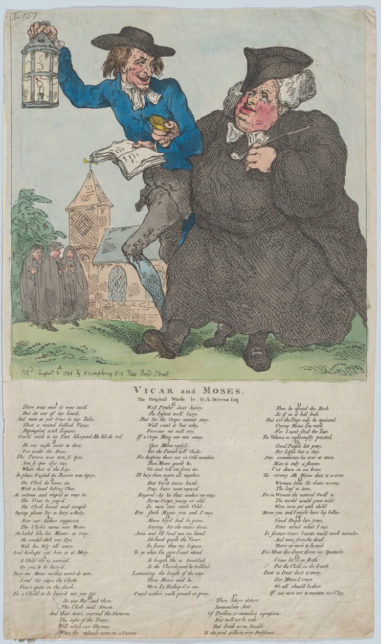 विकार और मूसा, 8 अगस्त, 1784।, 8 अगस्त, 1784। द्वारा थॉमस रोलैंड्सन
