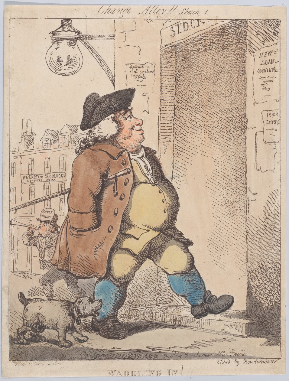 वाडलिंग इन!, 1 अगस्त, 1799।, 1 अगस्त, 1799। द्वारा थॉमस रोलैंड्सन