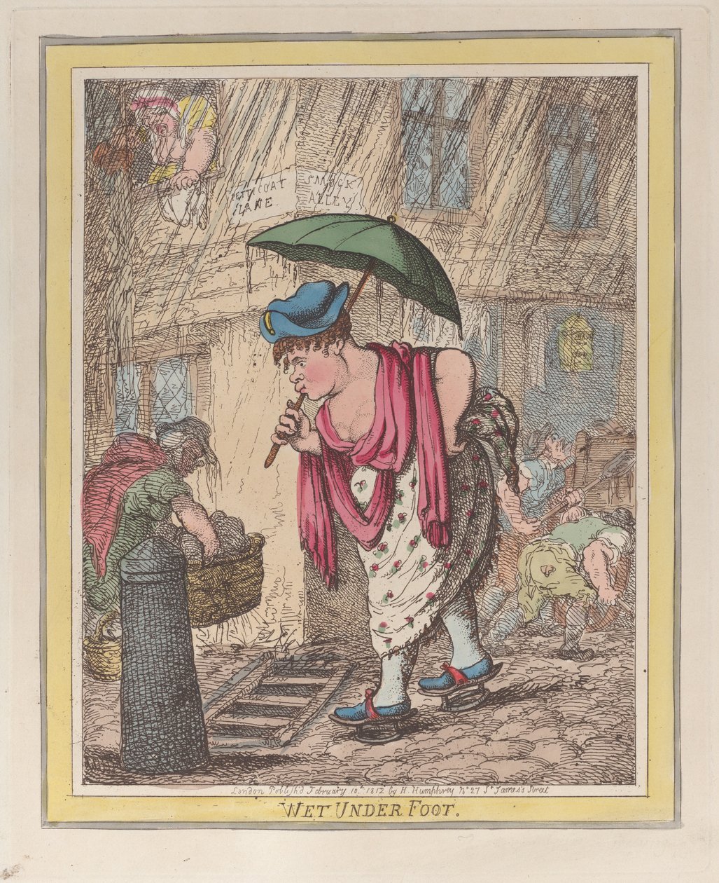 वेट अंडर फुट, 10 फरवरी, 1812, 10 फरवरी, 1812। द्वारा थॉमस रोलैंड्सन