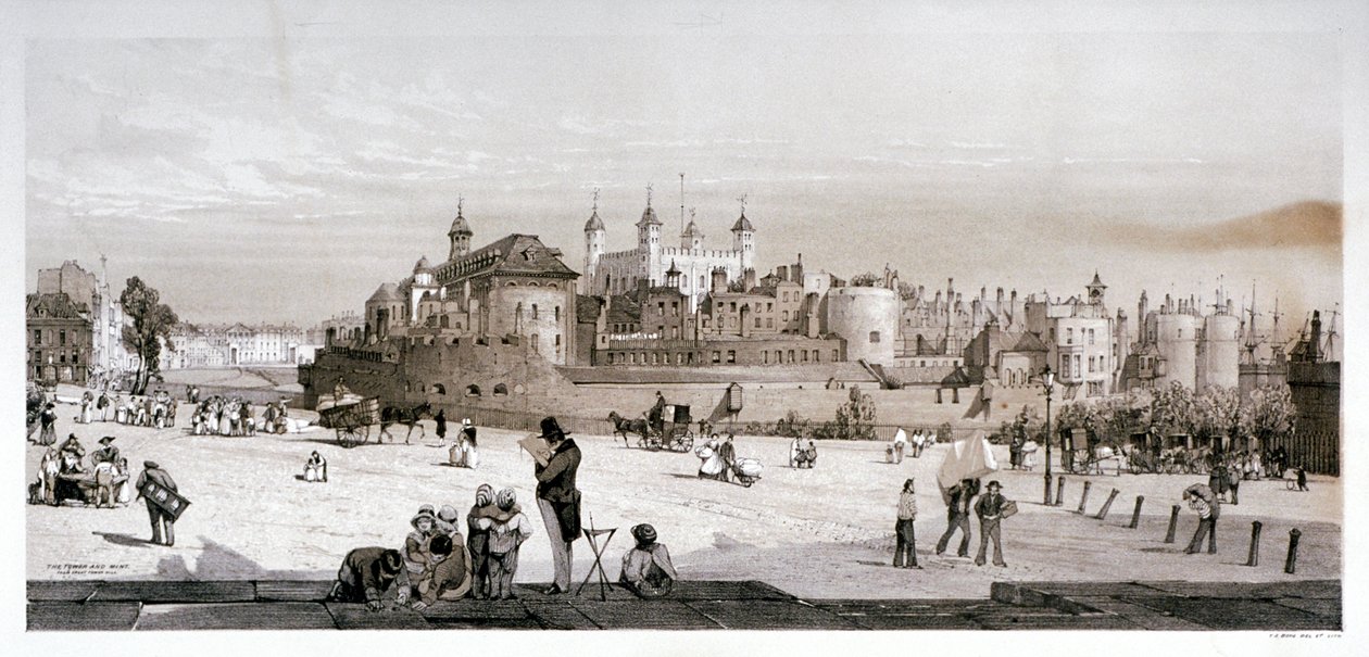 लंदन का टॉवर, 1842 द्वारा थॉमस शॉटर बॉयज़