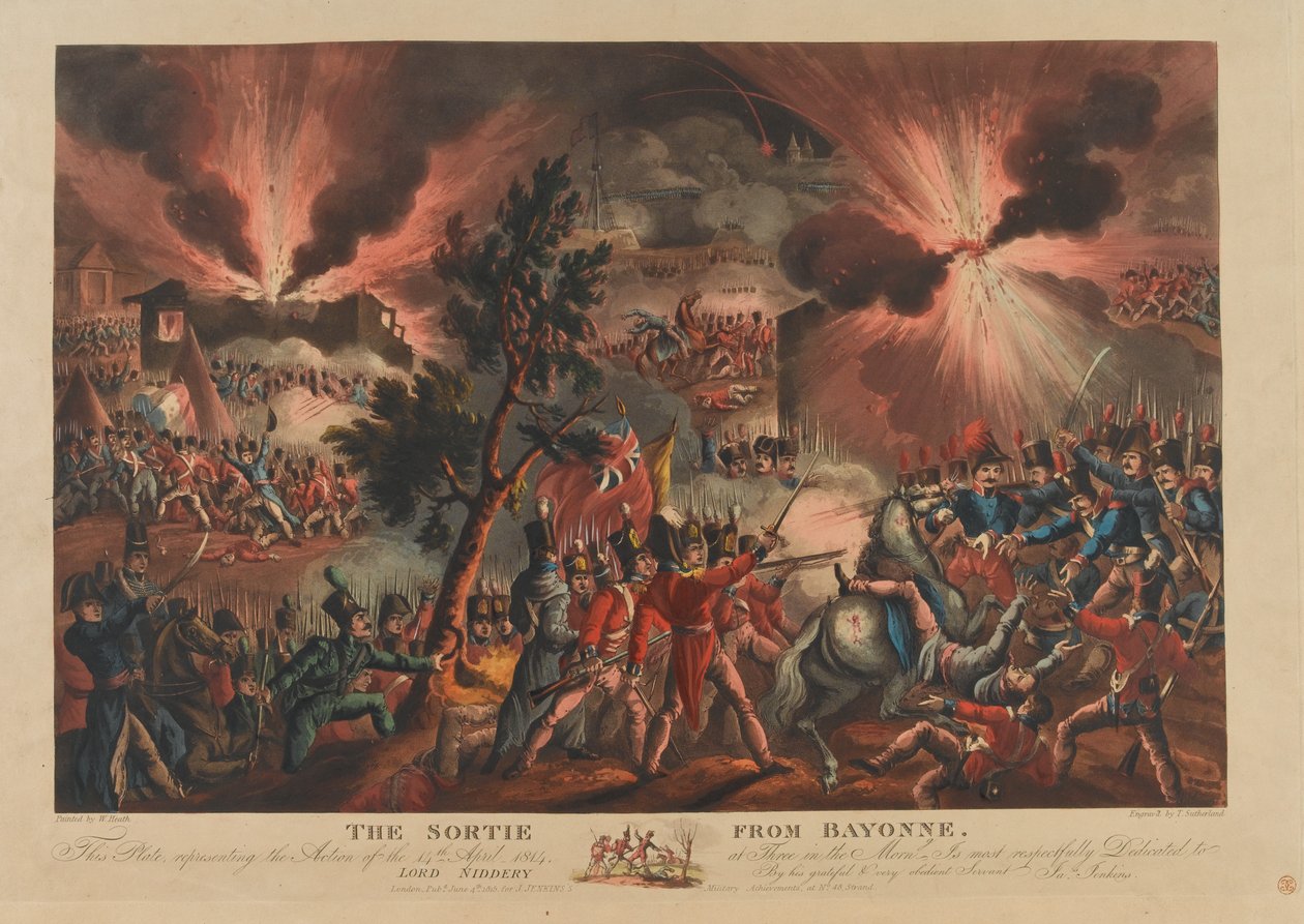 बेयोन से छँटाई, 1814 द्वारा थॉमस सदरलैंड