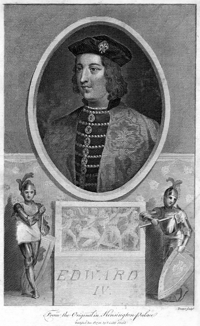 इंग्लैंड के राजा एडवर्ड IV, 1788। द्वारा थॉमस ट्रॉटर